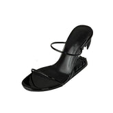 Sculptured Wedged Heel Sandals